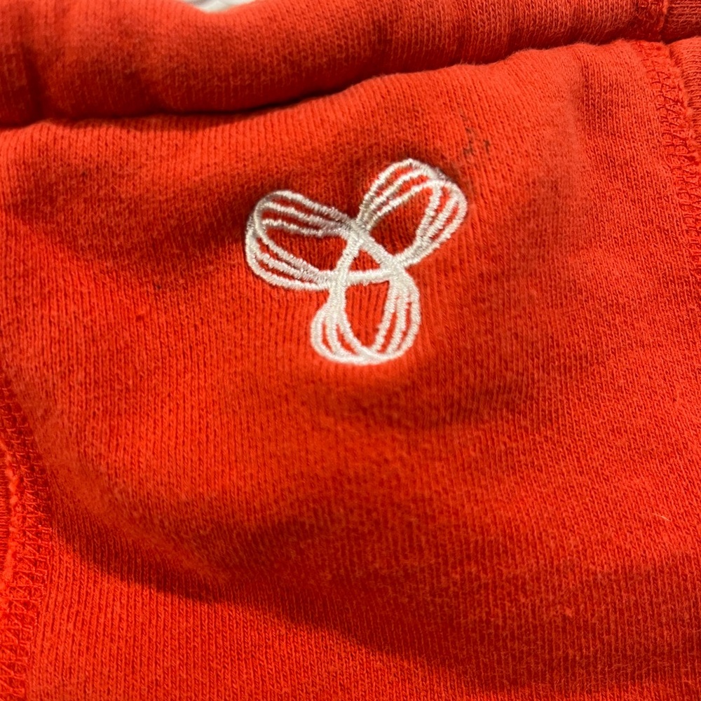 Aritzia TNA Y2K Orange Full-Zip Hoodie Size S - Picture 4 of 9
